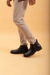 BIG FOX Side Zip Chelsea Boots For Men (Black , 8)