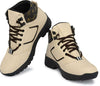 Zsyto Boots For Men (Brown Beige Black , 7)