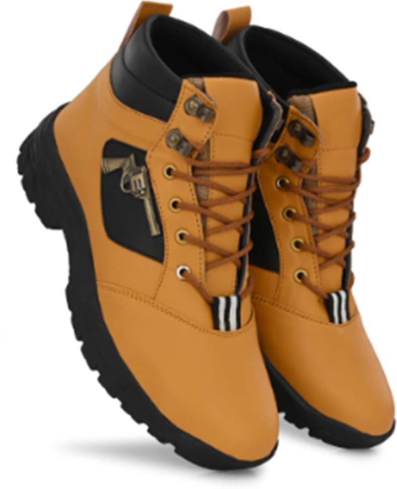Zsyto Boots For Men (Tan , 8)