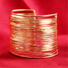 Shining Diva Fashion Non Precious Metal Gold Plated Stylish Kada Bangle Cuff Bracelet for Women