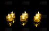 SATYAM KRAFT 6 Pcs LED Tea Light Candles | Flameless & Smokeless Diya | Decorative Acrylic Candle | Home Decor, Diwali Decoration Item, Dhanteras, Room, Table, Pooja Room Decor (Yellow)