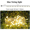 One94Store 36 Ft Warm White LED Pixel String Light | 360° Decorative Serial Lights with Copper Wire for Diwali, Christmas, Wedding & Home Decoration | Energy-Efficient Fairy Light (Pack of 1)