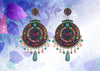 YouBella Jewellery Gifts Bohemian Western Earings Multi-Color Stylish Latest Earrings for Girls and Women
