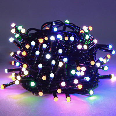 Lexton 40 LED Power Pixel Serial String/Fairy Light | Plug Sourced | Suitable for Home & Outdoor Decoration, Diwali, Christmas, Ramadan, Wedding, Party, Festival (Pack of 1, Multicolor)