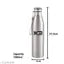 Stainless Steel Slim Water Bottle With Loop 1000 Ml School,College,Fridge,Home & Office bottle for Mens and Womens (Pack of 1)