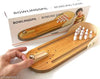 CrazyCrafts Wood Mini-entertainment desktop bowling game set, Multicolour, 10 wooden bowling pins ,1 metal bowling ball ,1 wooden bowling ramp with peg ,1 wooden alley for kid 4 - 10 years