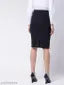 Black Formal Skirt for Women