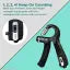 ODDISH HAND GRIP STRENGTHENER & RESISTANCE TONING TUBE SET – ADJUSTABLE 10–60KG GRIPPER + HEAVY DUTY EXERCISE BAND FOR HOME & GYM WORKOUTS