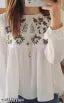 Womens Rayon emboridery top