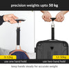 GoTrippin by Destinio Weight Machine for Luggage - 50 kg capacity, Steel body, Lifetime replacement - Digital Portable Electronic Luggage Weighing Scale for home, travel, flights, bags (Silver, 50 kg)