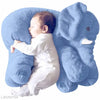 Soft Stuffed Baby Elephant Shape Plush Cushion Pillow cum toy (Blue)