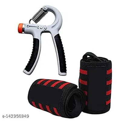 IAMALOT Sports Fitness Wrist Support Band With Adjustable Hand Grip Support For Gym Exercise Workout