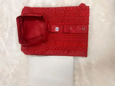Traditonal kurta pajama set for men.