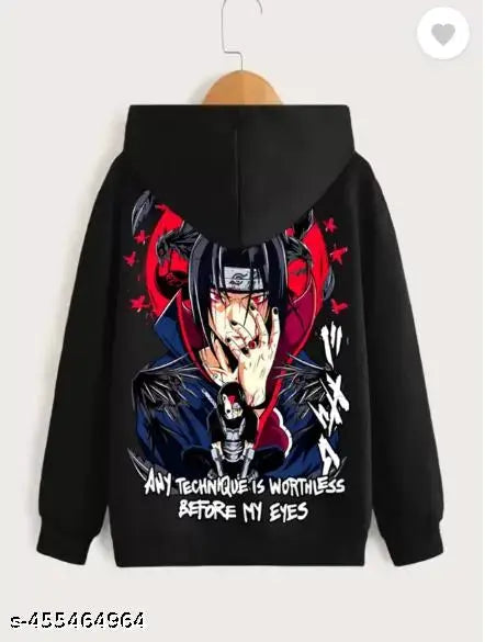 Men Full Sleeve Printed Hooded Sweatshirt