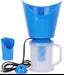 3-in-1 Steam Vaporizer, Inhaler & Facial Steamer for Cold, Cough, Sinus, and Skin Care (Blue, Plastic Body)