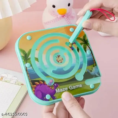 Magnetic Maze Puzzle Game for Kids | IQ Square Shape Brain Teaser | Early Learning Educational Magnetic Maze Board Game | Toddler Birthday Return Gift Multicolor Pack of 1