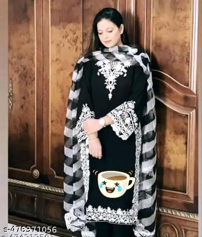 TREND BLACK PAKISTANI FASHION suit fashion PATIALA Work EXCLUSIVE OCCASIONS collection new fancy womens suits Exclusive Explore Georgette trending Pakistani Embroidered unstiched Black womens suits Designer Party Wear Wedding All Occastion Wear suits