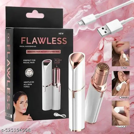 Eyebrow Remover and Face Hair Remover epilator Flawless for women Face, Lips, Nose, Hair Trimmer for Men & Women , Portable multicolor
