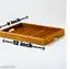 Wooden serving tray wood tray for serve like pizza biscuits cold drinks water