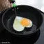Stainless Steel Fried Egg Mold Heart Pancake Mould Ring Cooking Fried Egg cutter Cookie Cutter (Pack of 4)