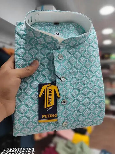 WELL TEX PRESENTING BEAUTIFUL EMBROIDERED ONLY KURTA FOR MEN,MEN KURTA,FASTIVEL KURTA,KURTA.