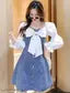 WOMEN AND GIRL LATEST DENIM DRESS