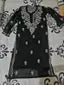 CHIFFION GALABOOTI HANDWORK MIRROR WORK KURTI WITH SLIP