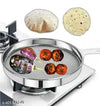 Culinary Crafts Phulka/Roti/Chapati Toast Grill Roaster for Gas Stove, Grill Mesh Papad Jali for Kitchen Cooking, Vegetable Roaster Pan Roaster Grill, Mesh Brinjal Roaster (Completely Stainless Steel)