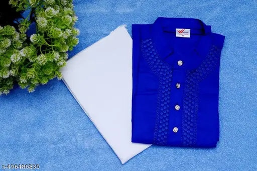 Embroidred Kurta and Pajama Set for Men