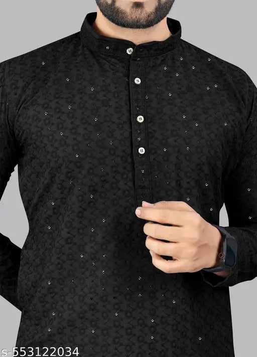 Mens Embroidery Work Kurta