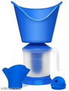 3-in-1 Steam Vaporizer, Inhaler & Facial Steamer for Cold, Cough, Sinus, and Skin Care (Blue, Plastic Body)