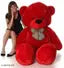 3 Feet Teddy Bear Red Color 90 - cm