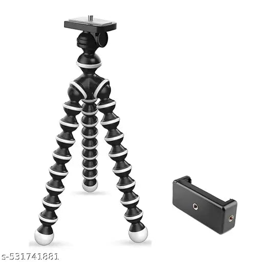 Antronic Gorilla Tripod/Mini Tripod 13 in for Mobile Phone with Holder for Mobile, Flexible Gorilla Stand for DSLR & Action Cameras