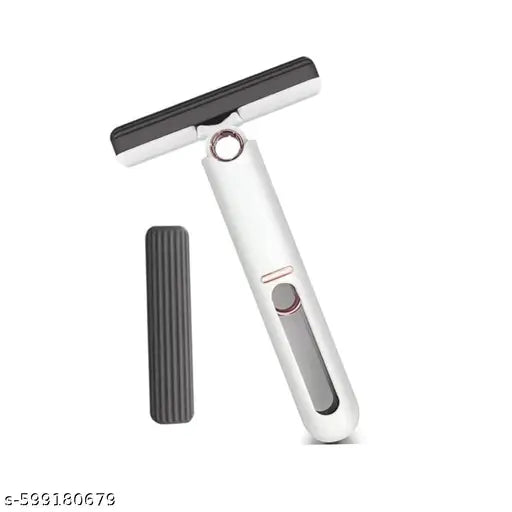 Modern Portable Self-Squeeze Mini Mop for Floor Cleaning 180° Squeeze Mop, Wet & Dry Use Cleaning for Small Spaces Kitchen, Bathroom, car Window Wall, Table Mini Cleaner.