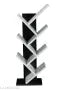 SBF Furniture 7-Tier Book Rack(DIY) Storage of Book case, Free-Standing Books Holder Organizer, Space Saver for Home, Office, Set of 1 (Black & White) DIY(Do-It-Yourself) Engineered Wood