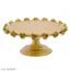 New Innovative Gold Metal Cake Stand Decorative Pedestal Display for Parties, Weddings & Dessert Tables