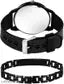 Analog Black Dial Black Strap Watch and Bracelet Combo for Boys And Men, HT-KNG (Pack of 2)
