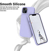 Apple iPhone 14 Plus 6.7 Inch Case Shockproof Protective Slim Liquid Silicone Purple Thermoplastic Polyurethane Back Cover