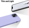 Apple iPhone 14 Plus 6.7 Inch Case Shockproof Protective Slim Liquid Silicone Purple Thermoplastic Polyurethane Back Cover