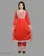 Trendy Comfortable Wear Graceful Women Daily Wear And Party Wear Nayra Cut Kurti Sets For Women's And Girl's (Wine)