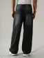 MENS WHISKER BLACK JEANS// BAGGY MENS JEANS