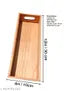 Tray wooden serving tray coffee tea cold drink water serving tray cutlery holder dinner dining multipurpose