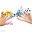 Finger Puppets Funky Soft Toys, Animal Soft Finger Puppets (Set of 10) Multicolor