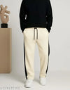 Straight fit track pants for men