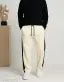 Straight fit track pants for men