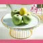 Misty Twenty Twenty Cake Stand Exquisite Ceramic High Cake Plate Dim Sum Tray Dessert Table Display Frame Cupcake Rack Suitable for Birthday Cakes, Desserts