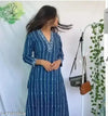 NEW INDIGO SINGLE KURTI/New indigo kurti/blue Single Kurti /Kurti under 300/Stylish Kurti/New Kurti/Kurti for Women/Kurti For Ladies| kurti set kurti set for women kurtI