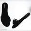 ABIOTS Alluring Flat Sandals | Women Fashion Casual Flat slipper | Fashionable & Occasion Wear Flat | Women & Girls |(Black)