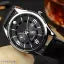 NEW ANALOG WATCH FOR MEN NEW DAY DATE DISPLAY WATCH PACK OF 1 BLACK LEATHER BELT