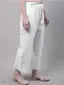 Most Soft And Comfortible Rayon Fabric White Palazzos for Pack Of 1